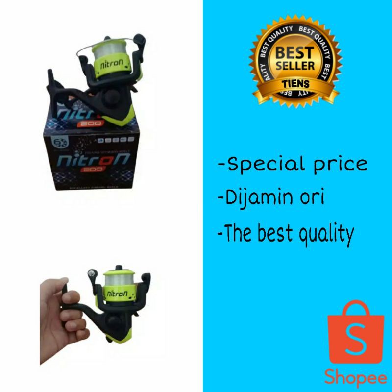 Rel Pancing Nitron Murah/REEL PANCING NITRON MURAH/Ril Pancing Nitron 200 [6 BEARINGS] Gratis Senar