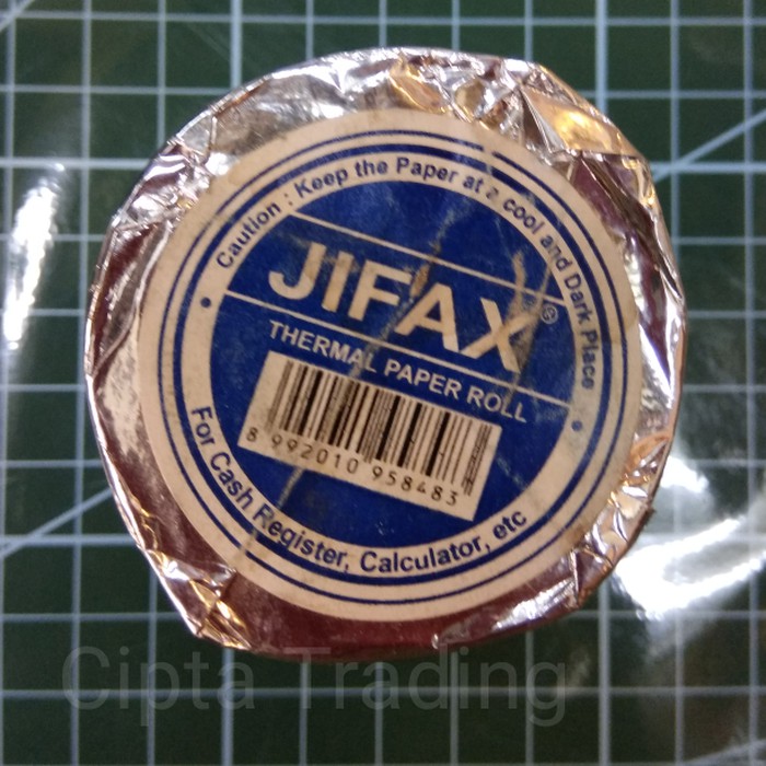 

New Kertas Thermal / Thermal Paper - jifax - 57mm x 48mm (100 rolls) grab Limited