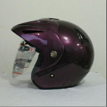 Helm Cx Takira Stiker INK DOT Ungu