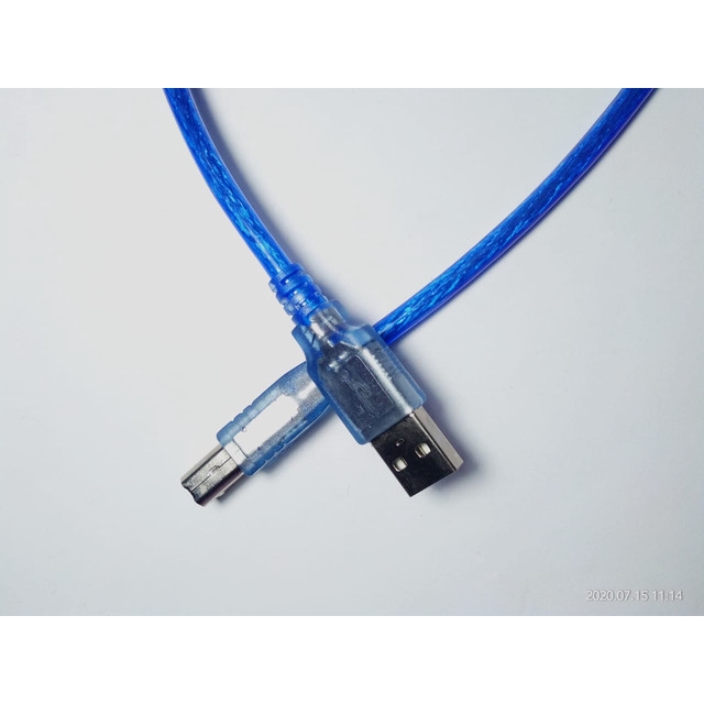 [DEV-9107] KABEL DATA PROGRAM USB A TO B MALE PRINTER CABLE 50CM ARDUINO UNO MEGA