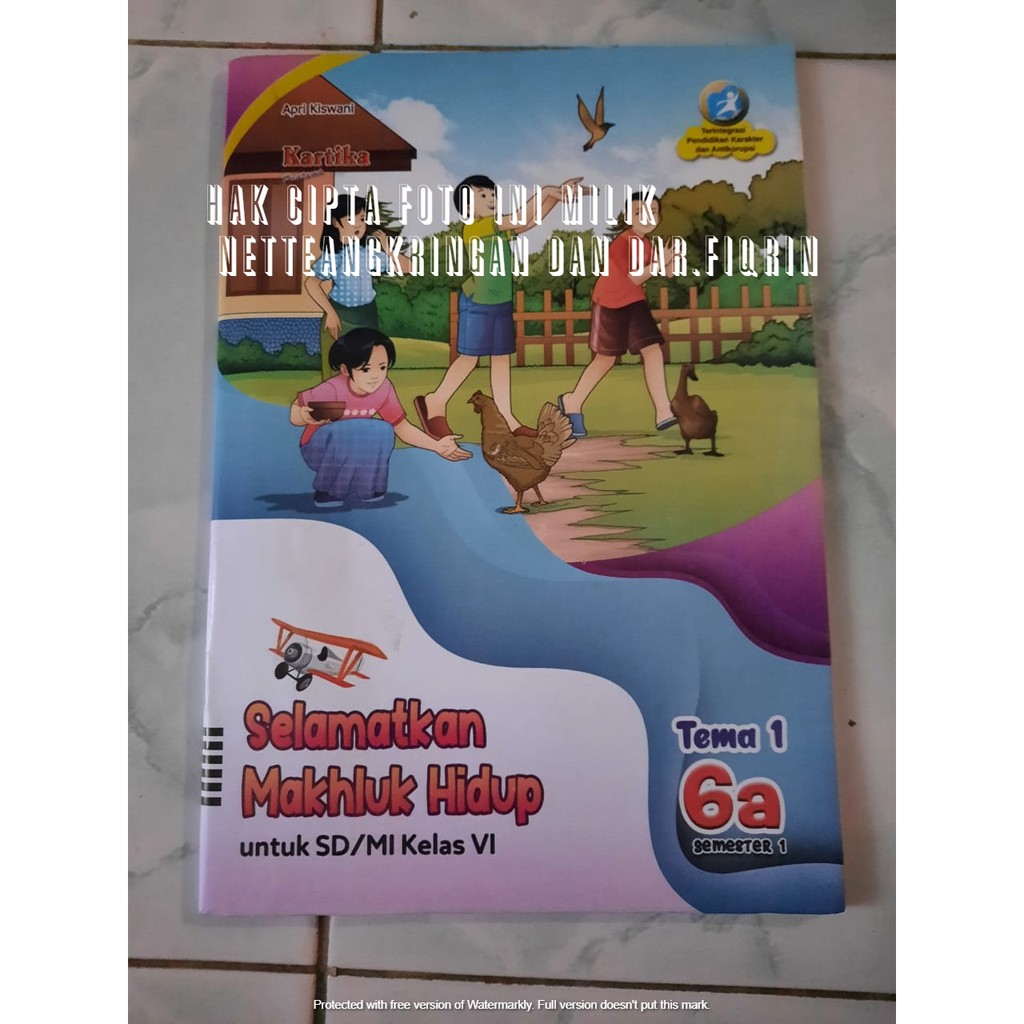 LKS Kelas 6 tematik  SD MI Semester 1 Tema 1 2 3 4 5  Revisi 2018 dijual per tema Apri