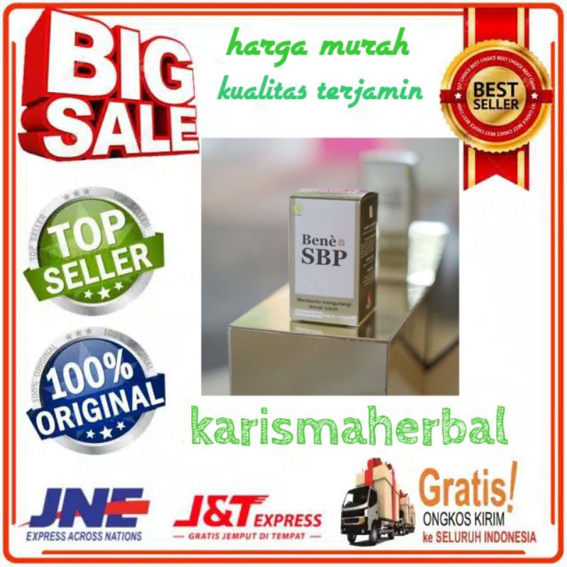BENE SBP ( SLIM BEAUTY PRODUCT ) - Pelangsing Badan Ampuh - Obat Diet - Original 100%