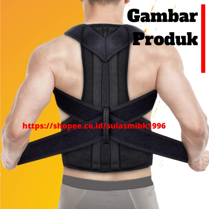 Korset Penyangga Punggung Sabuk Terapi Posture Pain Need Help Corrector Besar 2021 Alat Terapi