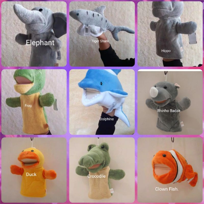 Boneka Tangan Binatang Premium Versi 1.