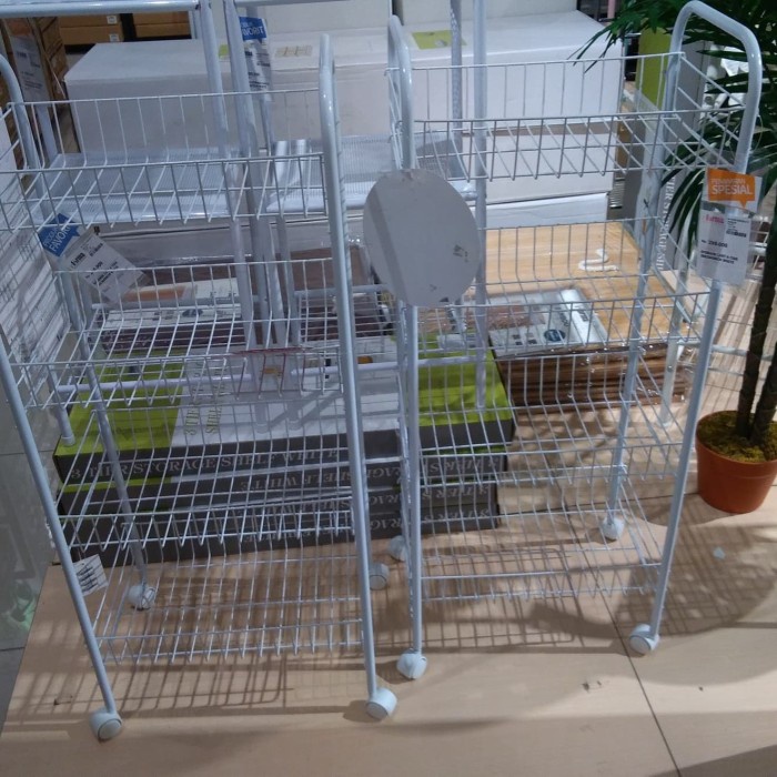 [RESTOCK] INFORMA Rak 4 Susun Serbaguna Dengan Roda /Rak dapur/Rak 4 tier