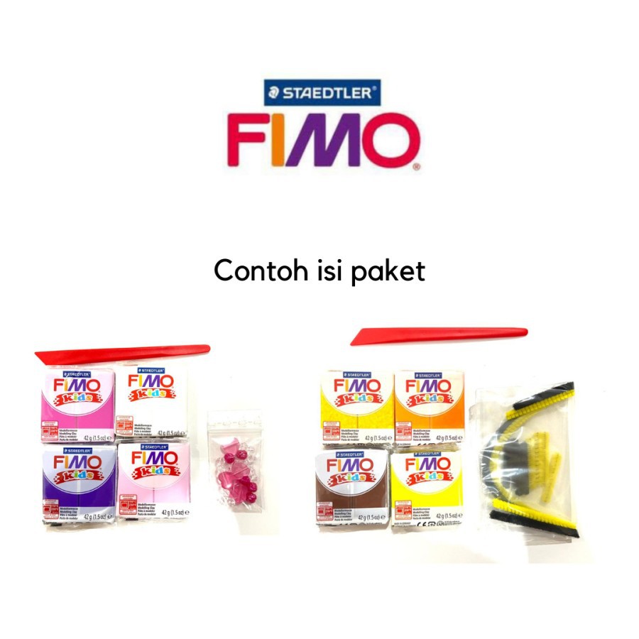 Polymer clay fimo kids set aktivitas anak modeling clay