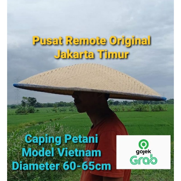 CAPING VIETNAM TOPI PETANI TUDUNG LUKIS DIAMETER 60CM 60 CM