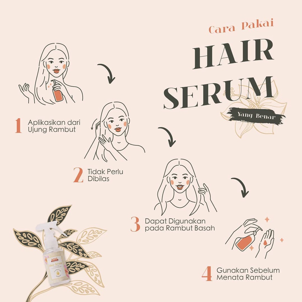 Hair spa &amp; hair serum BALI NUSANTARA