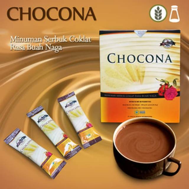 

CHOCONA MINUMAN SERBUK COKLAT DAN EKSTRAK BUAH NAGA