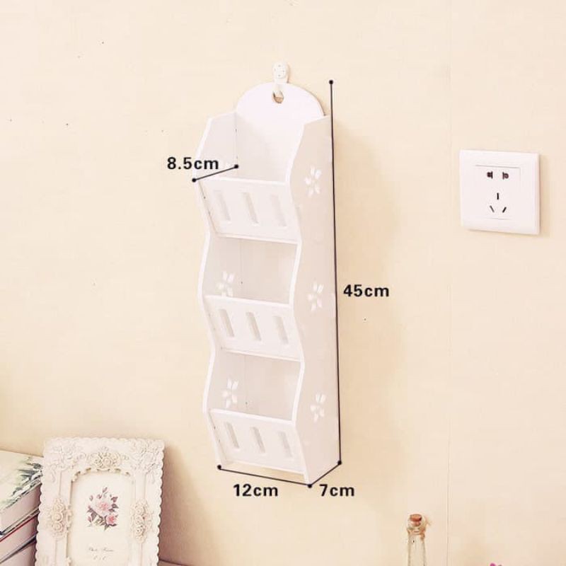 RAK GANTUNG SUSUN 3 in 1 SHABBY RACK VINTAGE HOLDER HIASAN DINDING WALL dekorasi interior rumah home