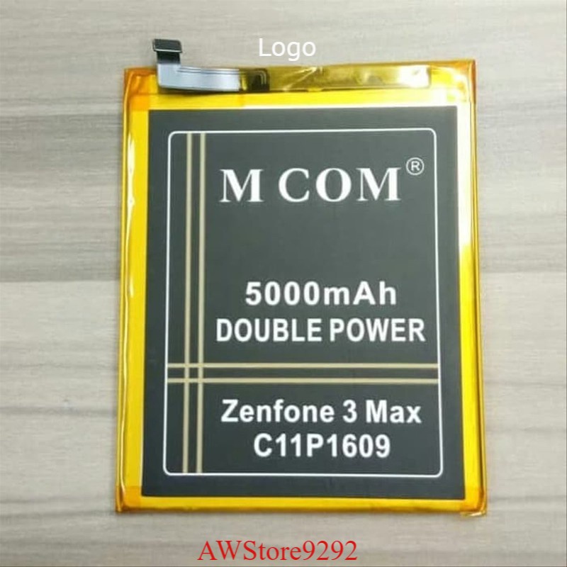 Mcom Batre Baterai Double Power Mcom Asus Zenfone 3 Max 5.5 ZC553KL - 4 Max 5.2  ZC520KL C11p1609