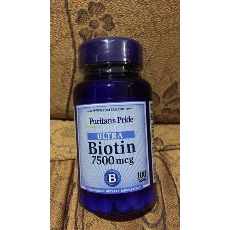 Витамины для волос biotin puritans pride