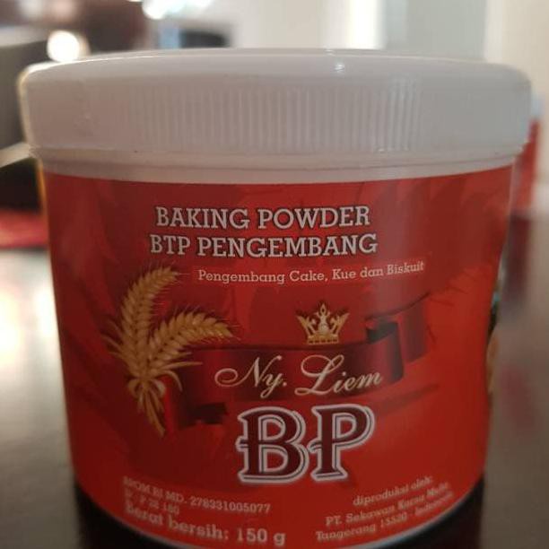

NY. LIEM BP / Baking Powder: Pengembang Kue & Roti Double Acting 150 gr