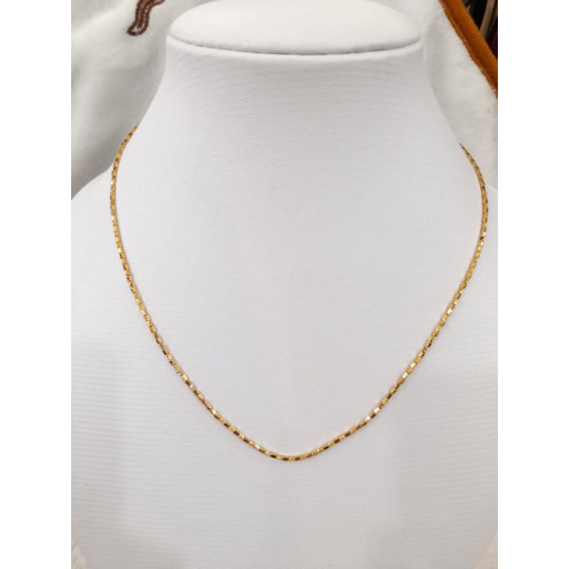 KL272J363J kalung emas asli model beautifull fashion wanita berat 3 panjang 44cm kadar 70% 700 HWT