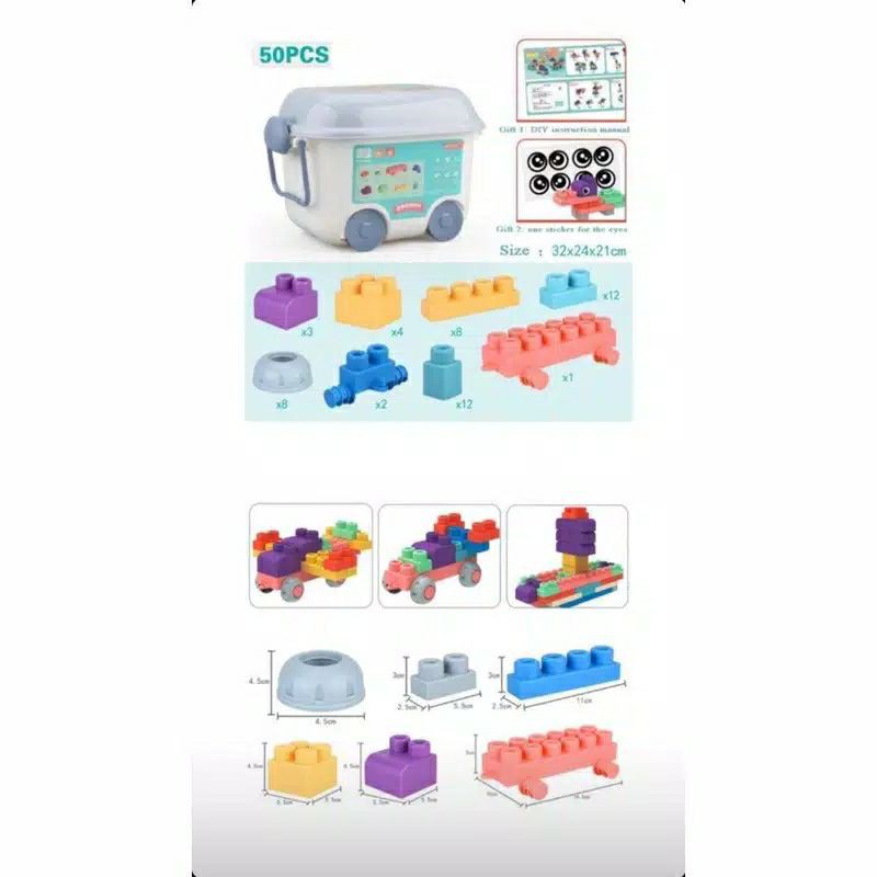 soft stacking blocks - baby stacking toys - balok bayi