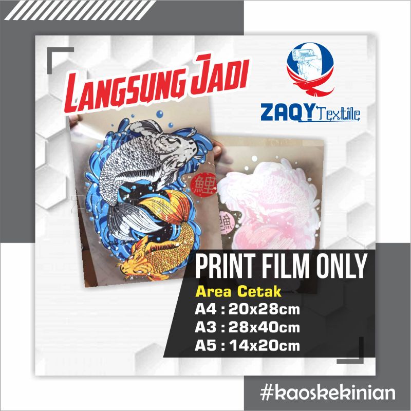 

Print DTF siap PRESS ukuran A4 ( 20cm x 28cm) print dtf setrika print dtf print sablon suka suka