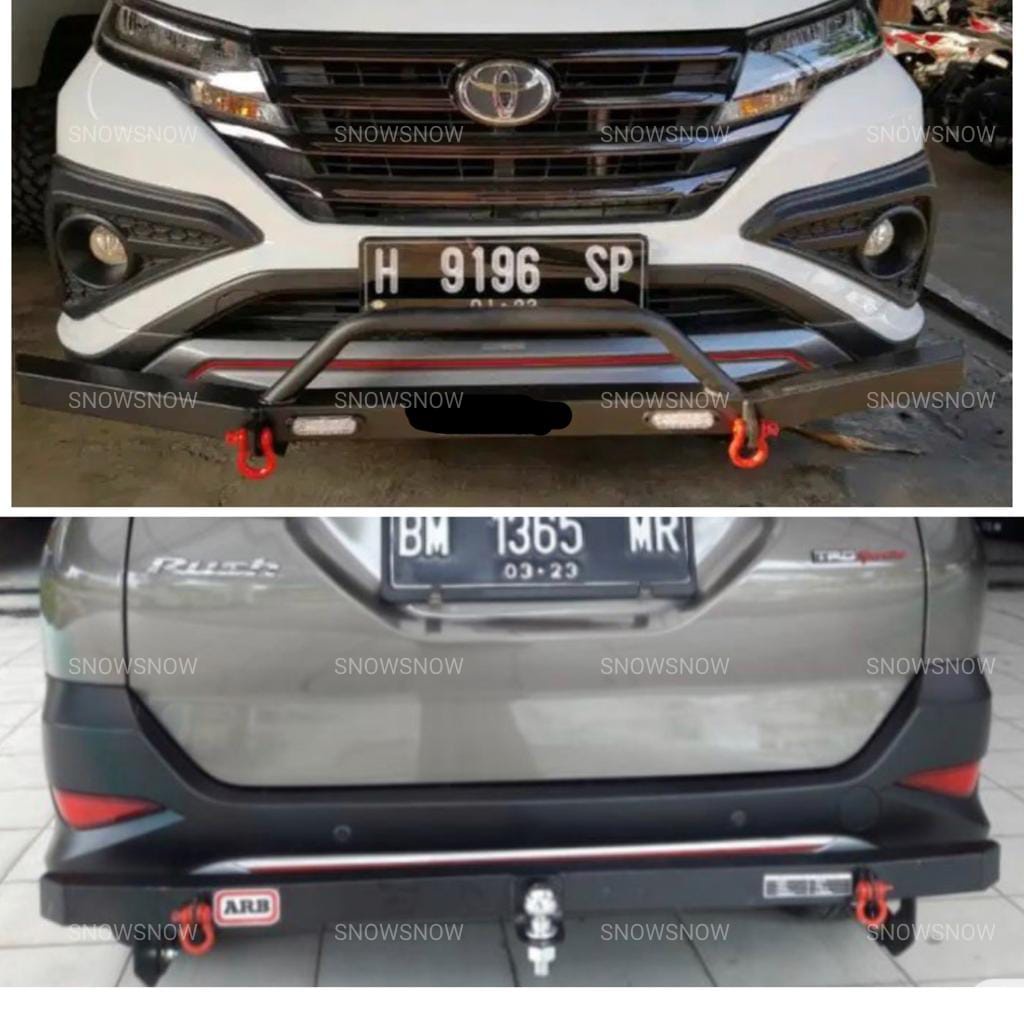 Paket Towing Depan Belakang All New Rush Terios 2018 2022 GR SPORT Anting Besi