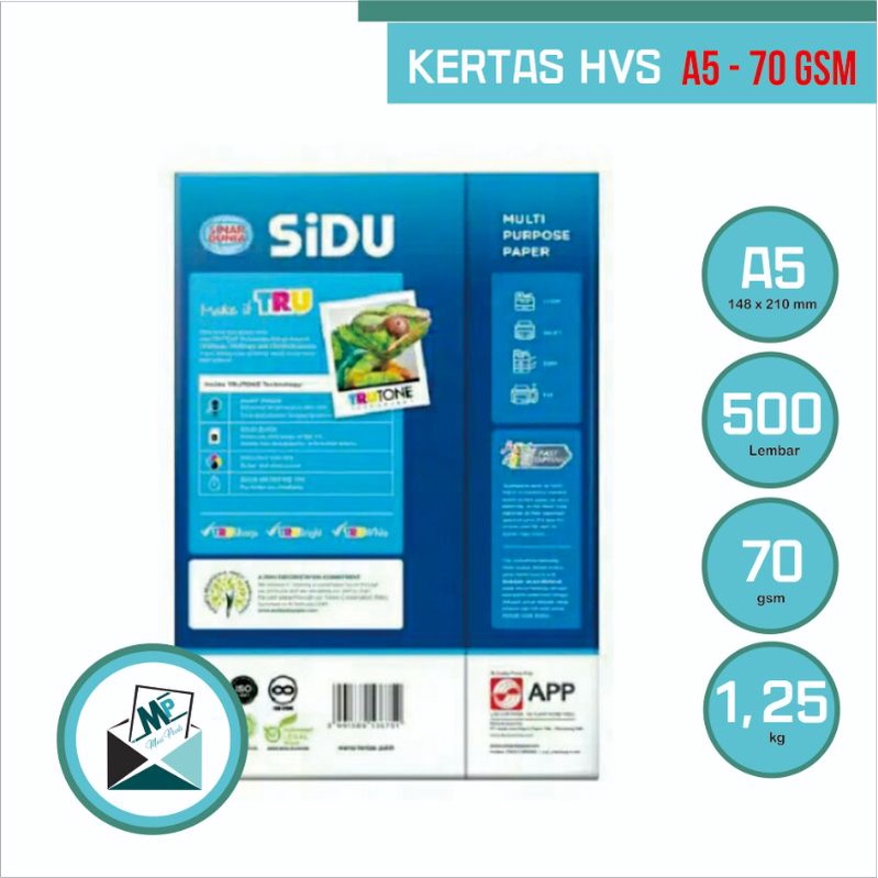 Jual KERTAS HVS A5 70 Gsm (500 Lembar) | Shopee Indonesia