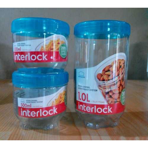 LOCK&amp;LOCK 3 SET FOOD CONTAINER INTERLOCK SET 3EA