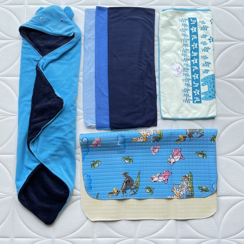 4in1 Paket Dasar Bayi Baru Lahir Pernel Bayi Bedong Bayi Selimut Bayi Perlak Bayi Alas Ompol Bayi Handuk Mandi Bayi Hampers Bayi Gift Lahir Bayi Baru Lahir DNW BABY-6PCS PAKET DASAR