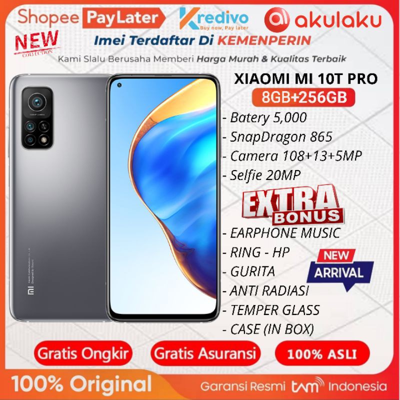 Xiaomi Mi 10T PRO Ram 8GB Rom 256GB 8/256 & 8/128 Garansi Resmi TAM