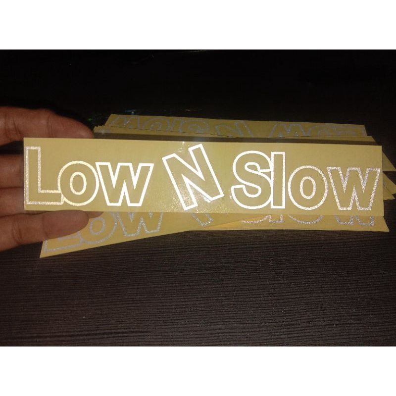 STICKER CUTTING LOW N SLOW