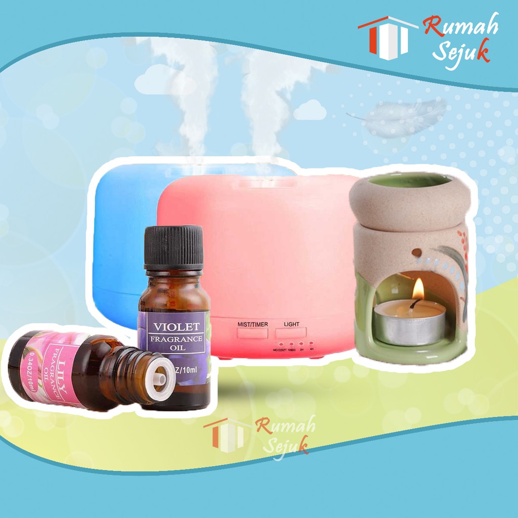 Aroma terapi Aromatheraphy Essensial Esensial Pure Air Fragrance Pengharum Pewangi Esential Oil Ruangan RS-13 10ml Defuser Humidifer Minyak Humadifier Humudifier Humdifier Difusser Essential 100% Murni &amp; Alami TSLM1 TSLM2 RH-17 Kamar Taffware