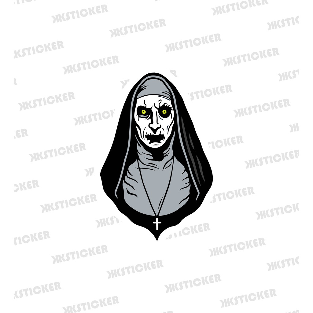 

Sticker Valak | Stiker Vinyl Anti air + Laminasi