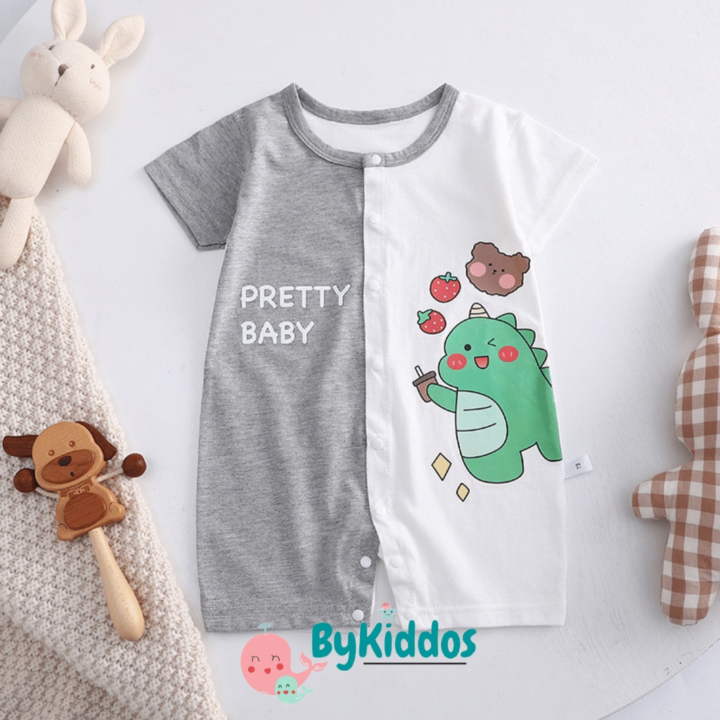 ByKiddos - Jumper Bayi Impor / Romper Jumpsuit Anak / Baju Bayi Newborn 0-1 Tahun