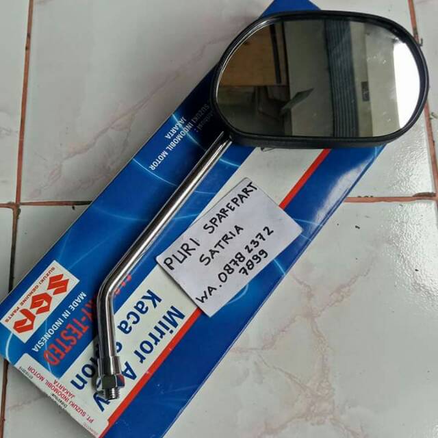 Kaca Spion Kanan chrome Skywave Drat 14 Original SGP