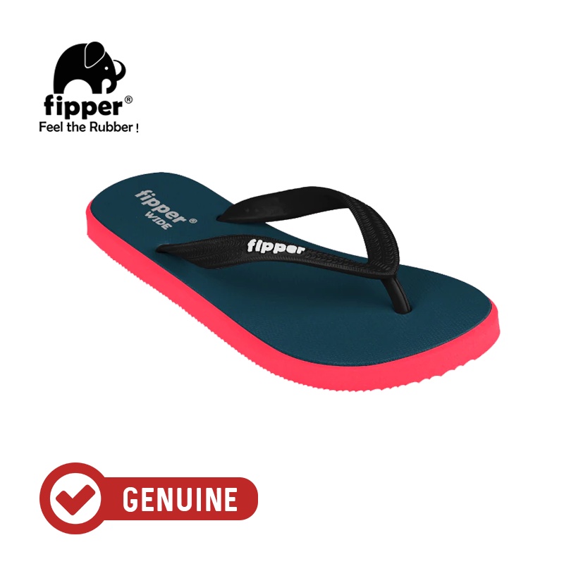 Fipper Wide Blue Snorkel Red Black