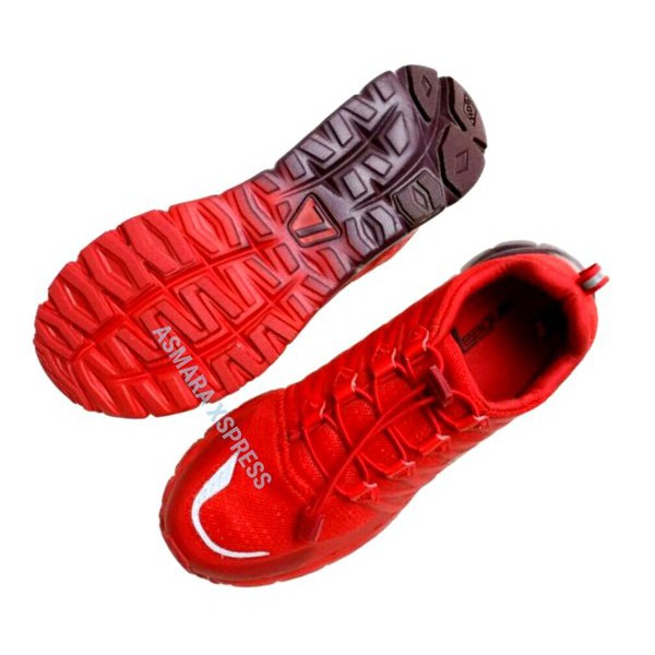 Terbaru League Original Kumo 1.5 M Sepatu Lari Pria - Flame Scarlet-Burgundy