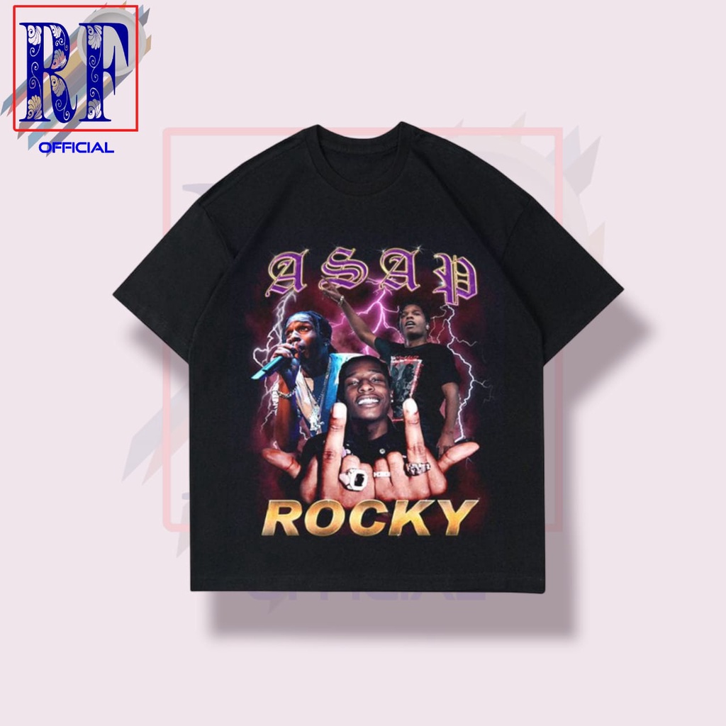 KAOS RAPPER ASAP ROCKY | BAJU ASAP ROCKY RAPPER | T-SHIRT OVERSIZE PRIA