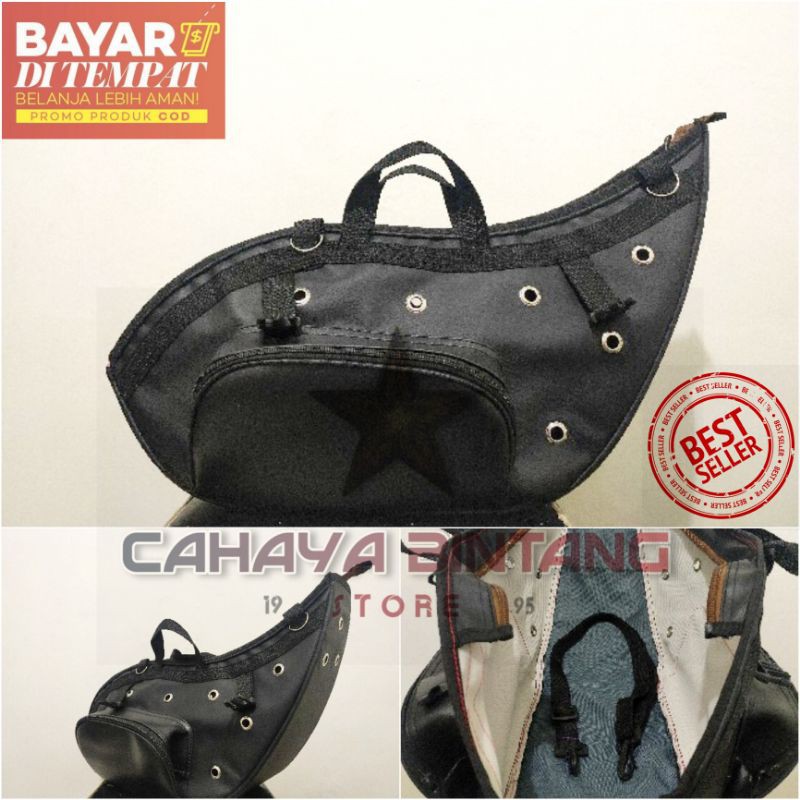 Tas kisa ayam slempang | Tas kiso ayam bangkok kulit sintetis full hitam