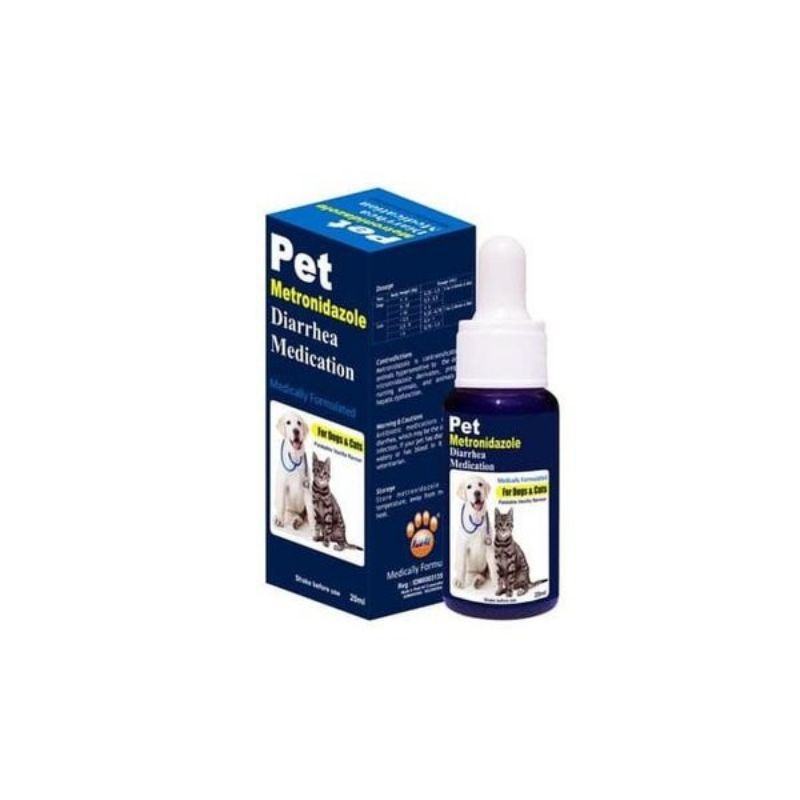 PET METRONIDAZOLE DIARRHEA 20ML OBAT DIARE KUCING