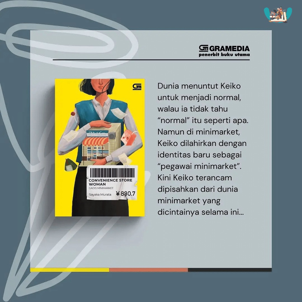 Novel Gadis Minimarket (Convenience Store Woman) penulis Murata Sayaka-1