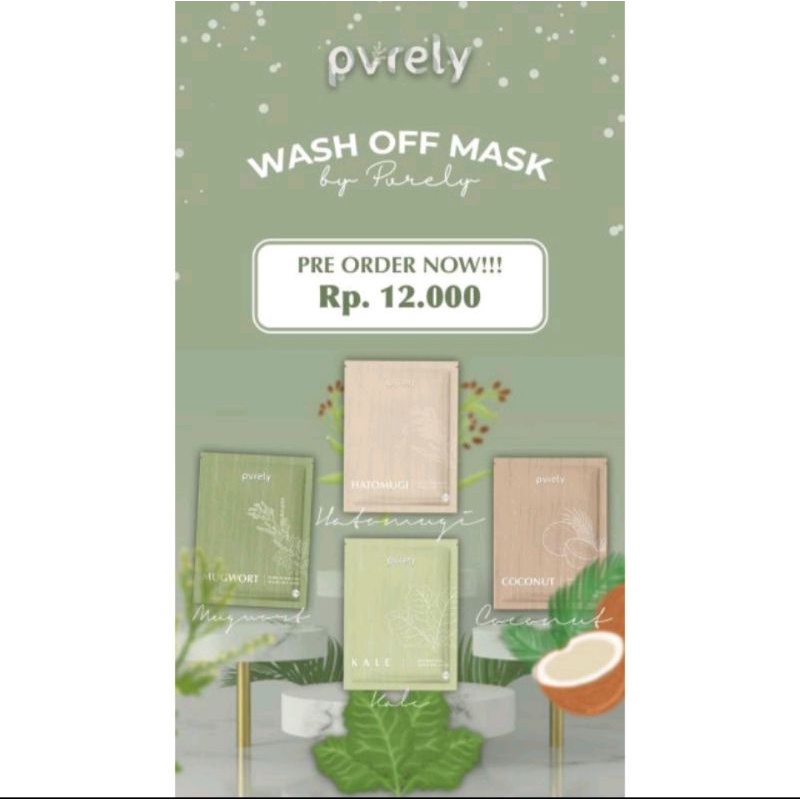 [READY]Masker MUGWORT SAYS BPOM MUGWORT PVRELY BPOM/masker viral