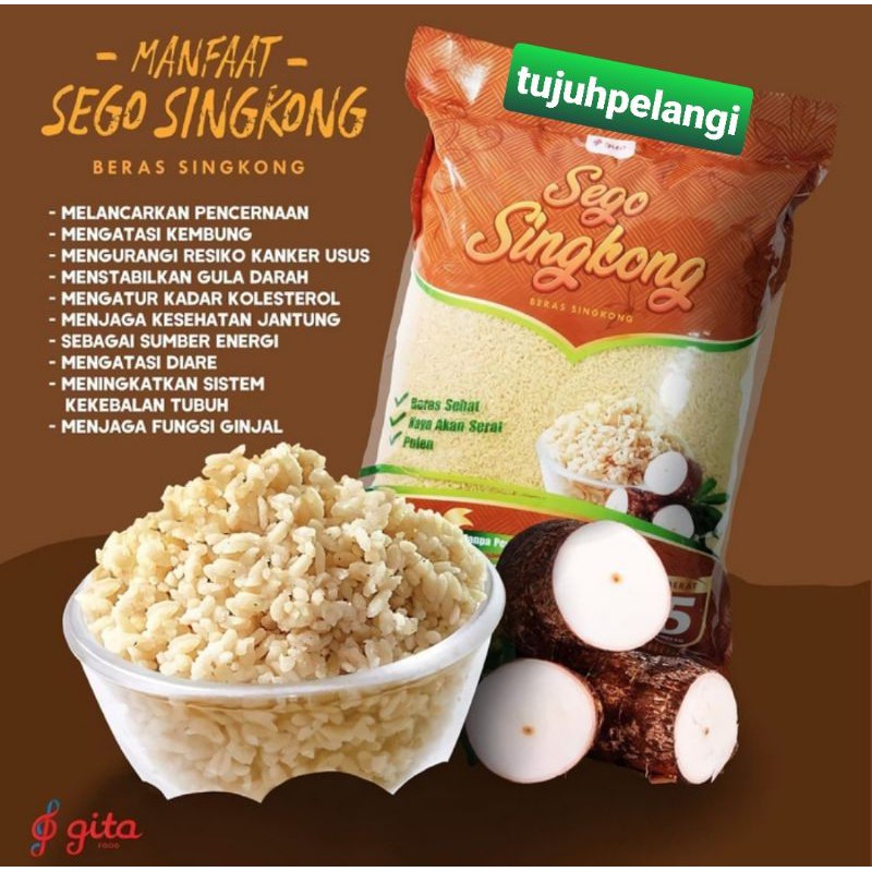 

BERAS SINGKONG NASI SINGKONG SEGO SINGKONG 700 Gr - Diet, Diabetes