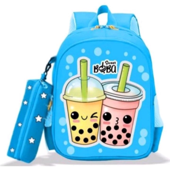 abel shop - Tas anak sekolah - Tas Ransel Anak - Karakter kartun Boba terbaru 2022 untuk TK &amp; SD 1-4 bisa bayar di tempat ( COD ) tas ransel boba gelas tas boba viral tas boba kekinian tas ransel boba anak perempuan laki-laki