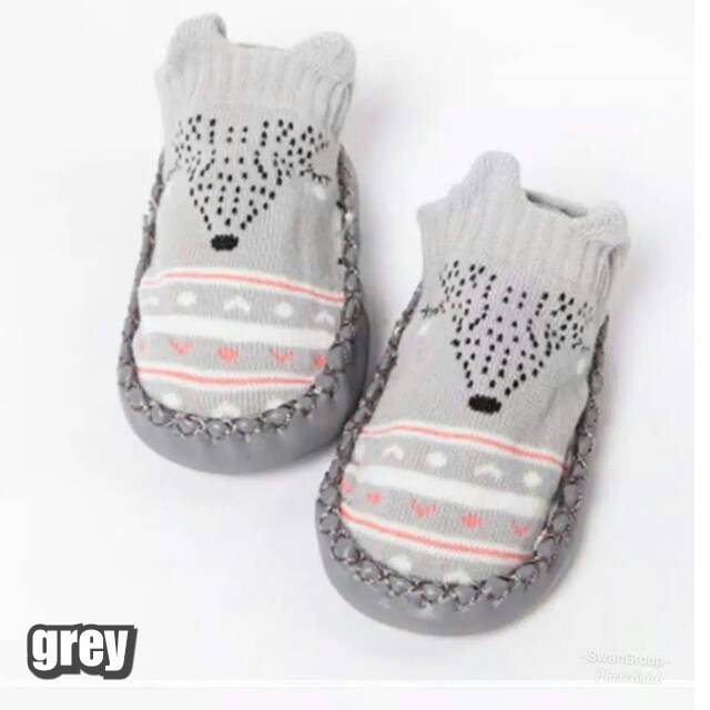 Kaos kaki korea bayi Sepatu Prewalker bayi Anti Slip