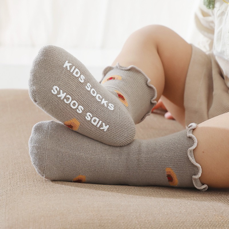 (Pimenova) Kaos kaki ANTI SLIP Anak Bayi Panjang Motif Lucu Kaus Kaki Fashion Korea Socks Import