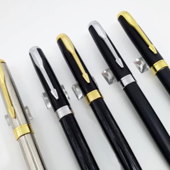 

MURAH Grafir Pulpen Metal Custom Model Parker Sonet Souvenir/Promosi - Htm Doff Emas