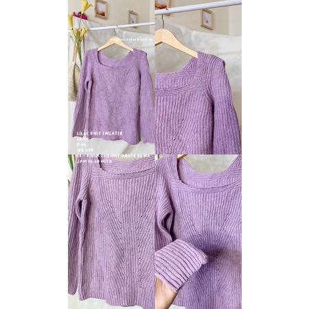 lilac knit & teenie weenie (sold hera)