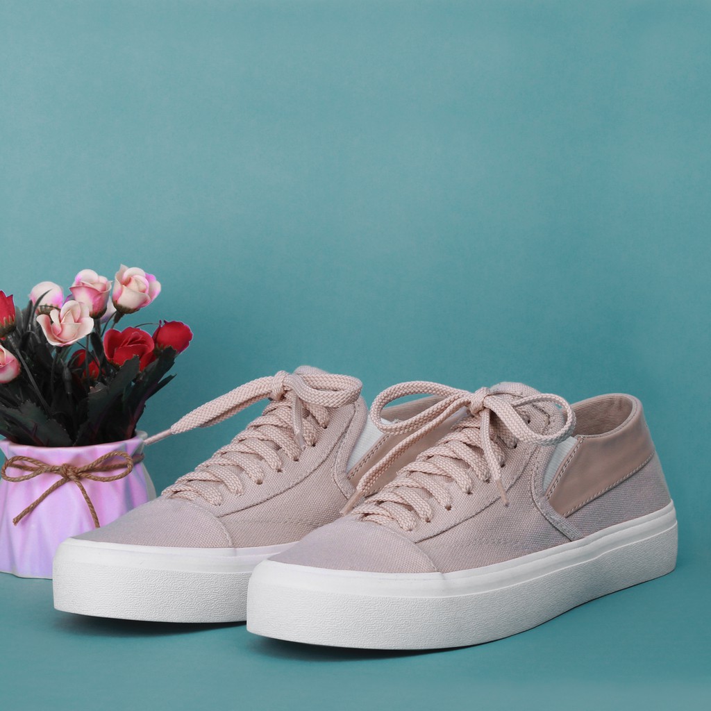 CARAMELA CREAM |Indopride| Sepatu Sneaker Simple Kasual Wanita/Cewek/Women - Sneakers - Favshoes