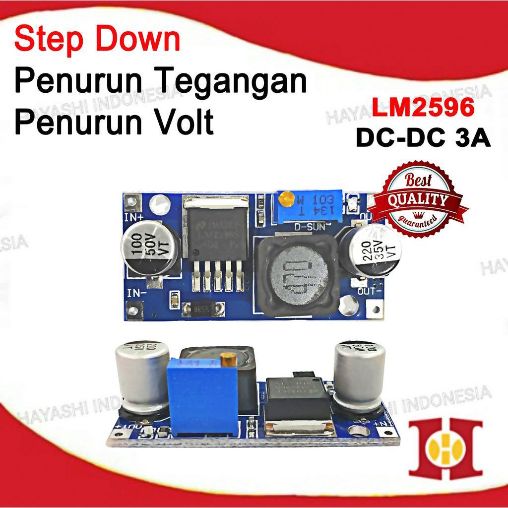 DC TO DC 3A Stepdown LM2596 Module Adjustable Mini Power Supply