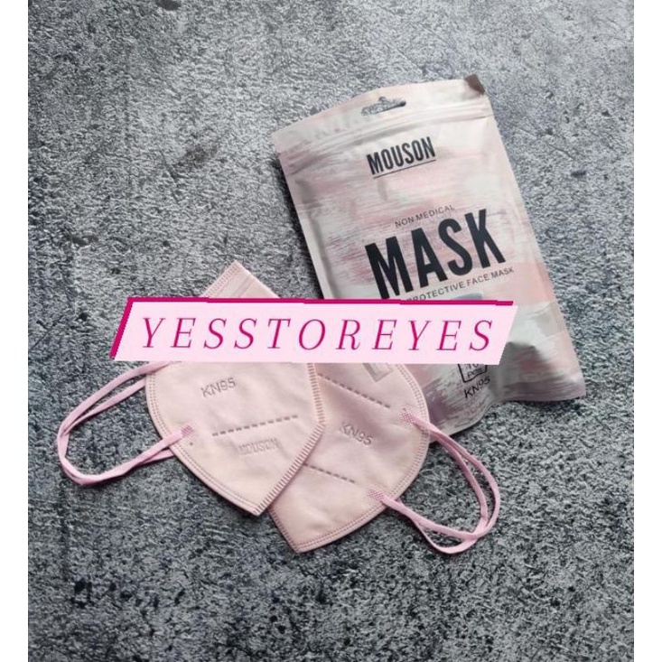 READY MASKER KN KN95 MOUSON WARNA NUDE ISI 10 LBR PER PACK