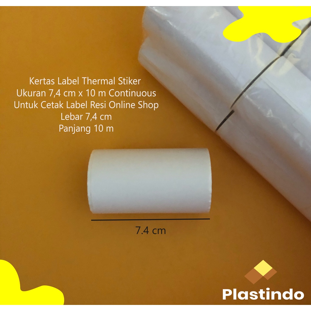 

Kertas Label Thermal Stiker 7.4x10 m | Label Resi Thermal Label Thermal Murah