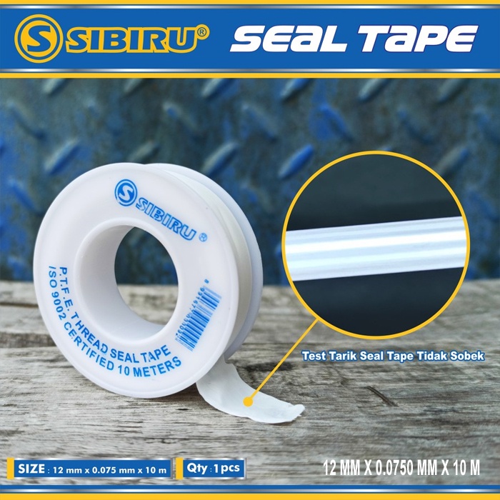 Seal Tape Sibiru 12 mm 10 meter Isolasi Kran, Keran