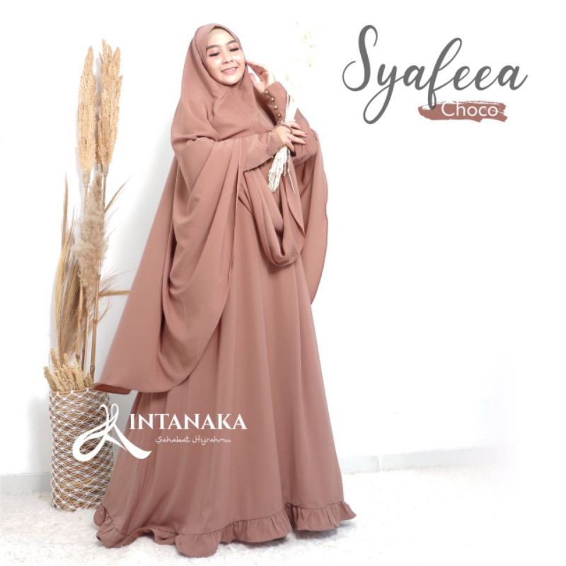 SYAFEEA SYARI BY INTANAKA | GAMIS SET | GAMIS ELEGAN | GAMIS NIQOB | INTANAKA | TIARA MUSLIMAH SYARI