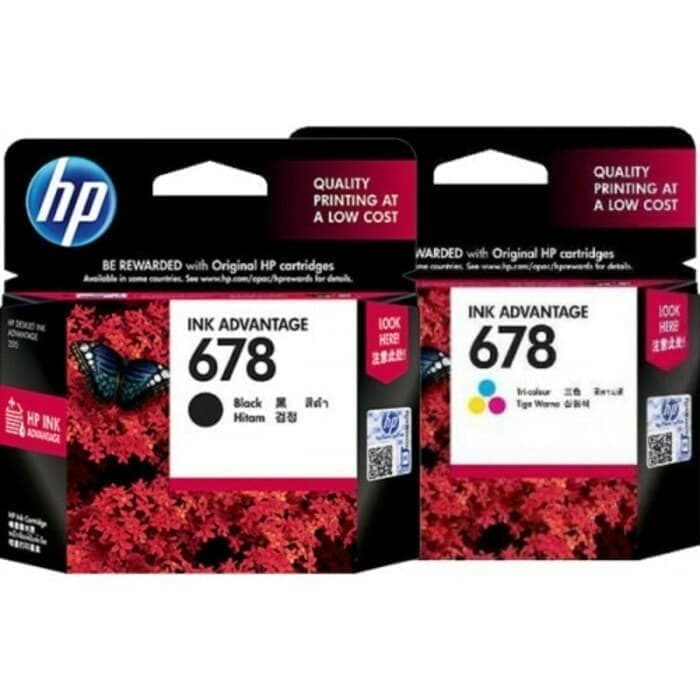 

TGR540S1 Paket Tinta Catridge Hp 678 Black Colour Original E57Dtgfe